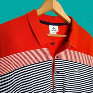 Lacoste Striped Polo Shirt